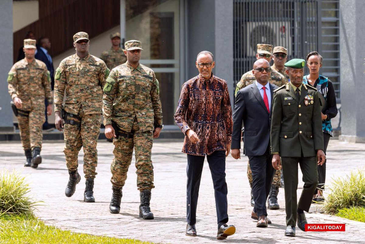 President Paul Kagame, who is also the Commander in Chief of RDF ...