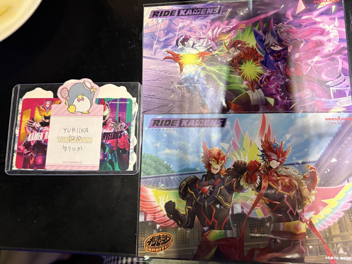 YURIIKA0210's tweet photo. 【交換】ライドカメンズ 仮面ライダーザダイナー ダイナー 2周年 ポストカード

【譲】マッドガイ、ギャンビッツイン
【求】ジャスティスライド

郵送希望です。検索からでもお気軽にお声掛けください。 https://t.co/QCe1a1Zfrj