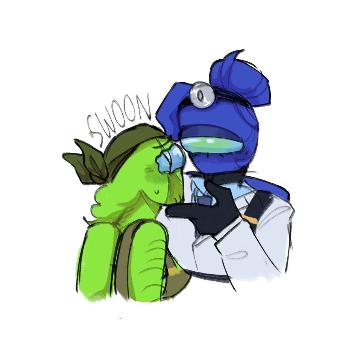 Wyng_san's tweet photo. I luove them grr
#blimey #bluexlime #amongusshow https://t.co/6SWVmDVgX2