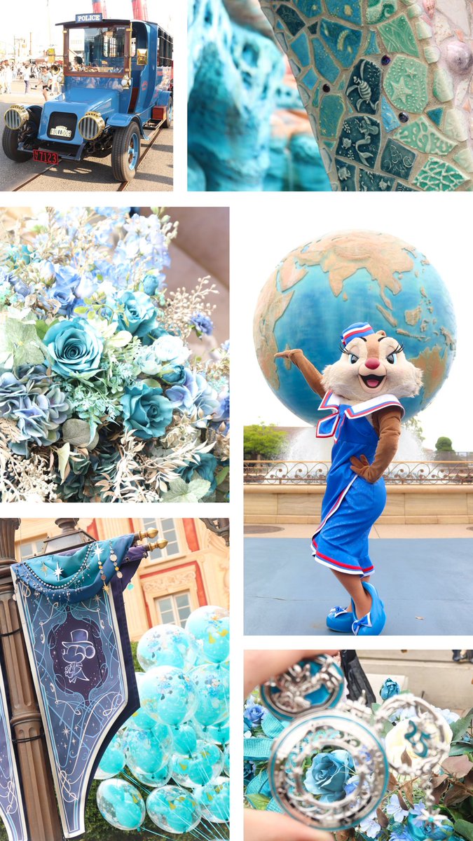 haruka19960526's tweet photo. ディズニーシーでカラーハントやってみた
まずは青色🔵
#東京ディズニーシー 
＃colorhunters https://t.co/2LbcETl0UZ