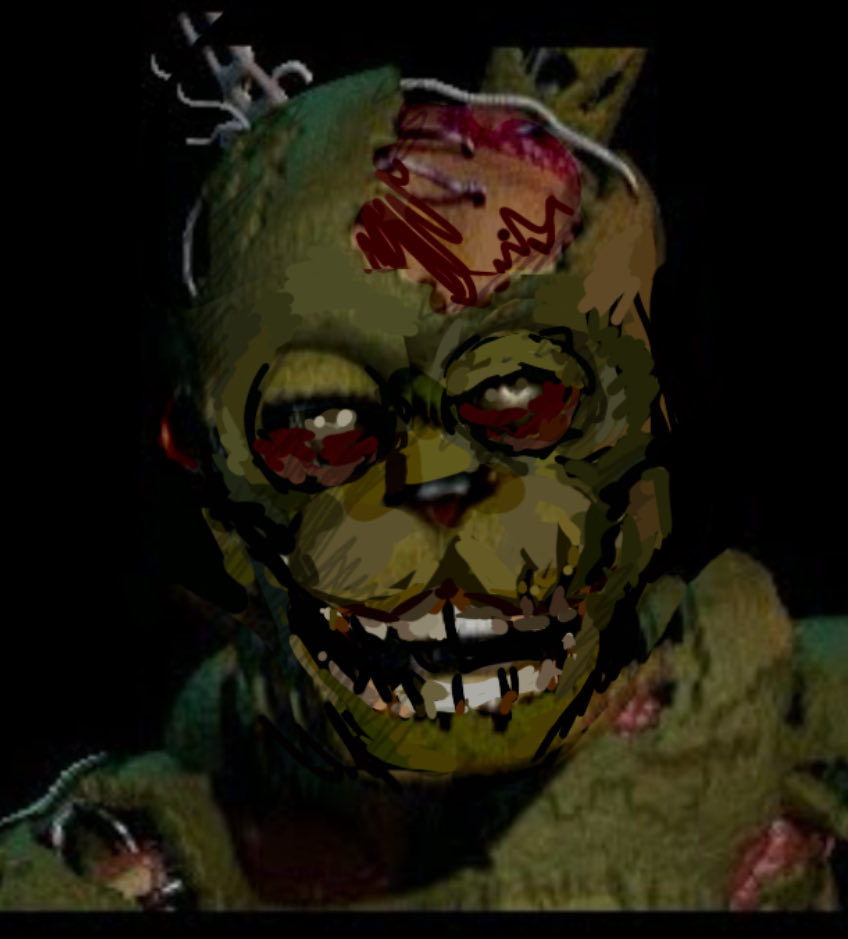 purpl3cor3z's tweet photo. I genuinely can't stop thinking about scraptrap so here's a crummy little edit/redesign #fnaf https://t.co/V83z1GLoGi