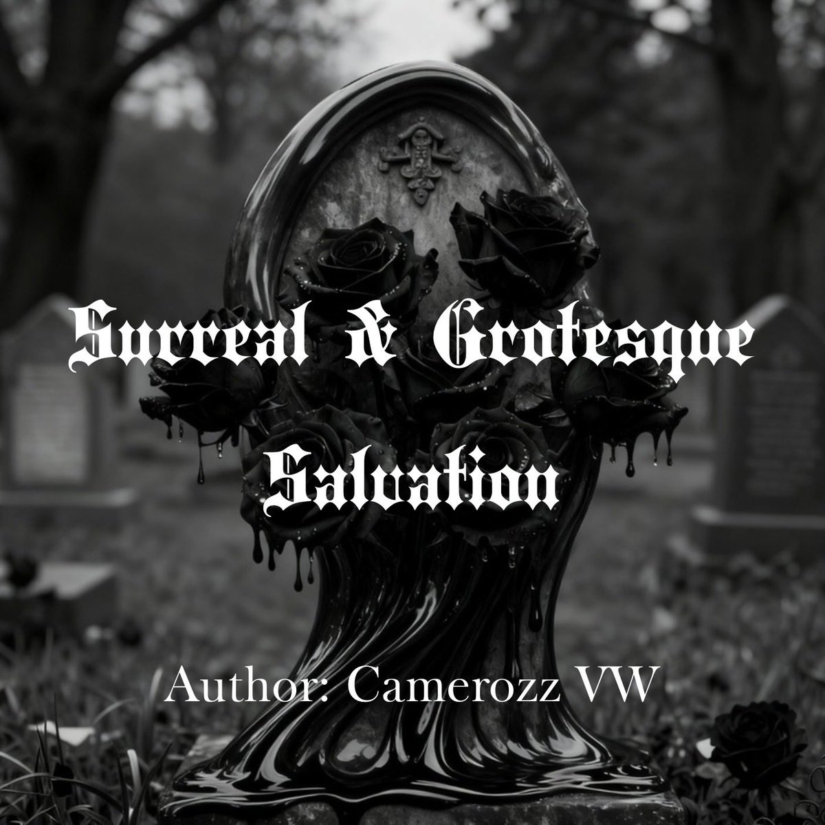 mx_cameron's tweet photo. "Surreal &amp; Grotesque Salvation" by Camerozz VW 🪦🥀🖤😇😈

#goth #poetry #surrealism #grotesquegothic #carnivalesquegothic https://t.co/NwhGfht6jJ