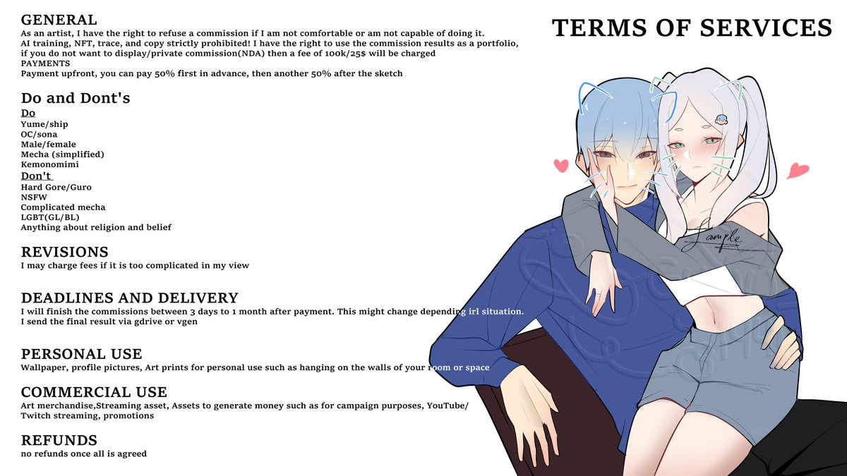 Gyuu l comms open(1/8) tweet media