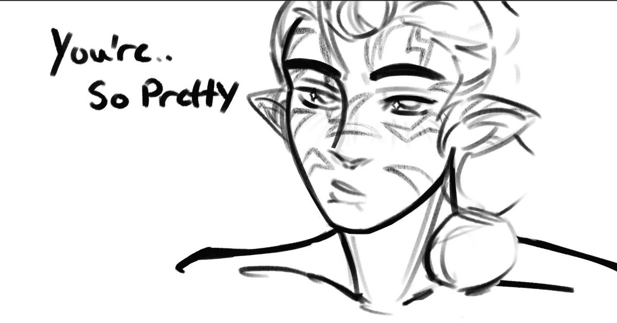 DropsRaiin's tweet photo. I can't sleep so here is a Rumi doodle or two- i dont like the first one tho ngl https://t.co/AlbzVAcou7