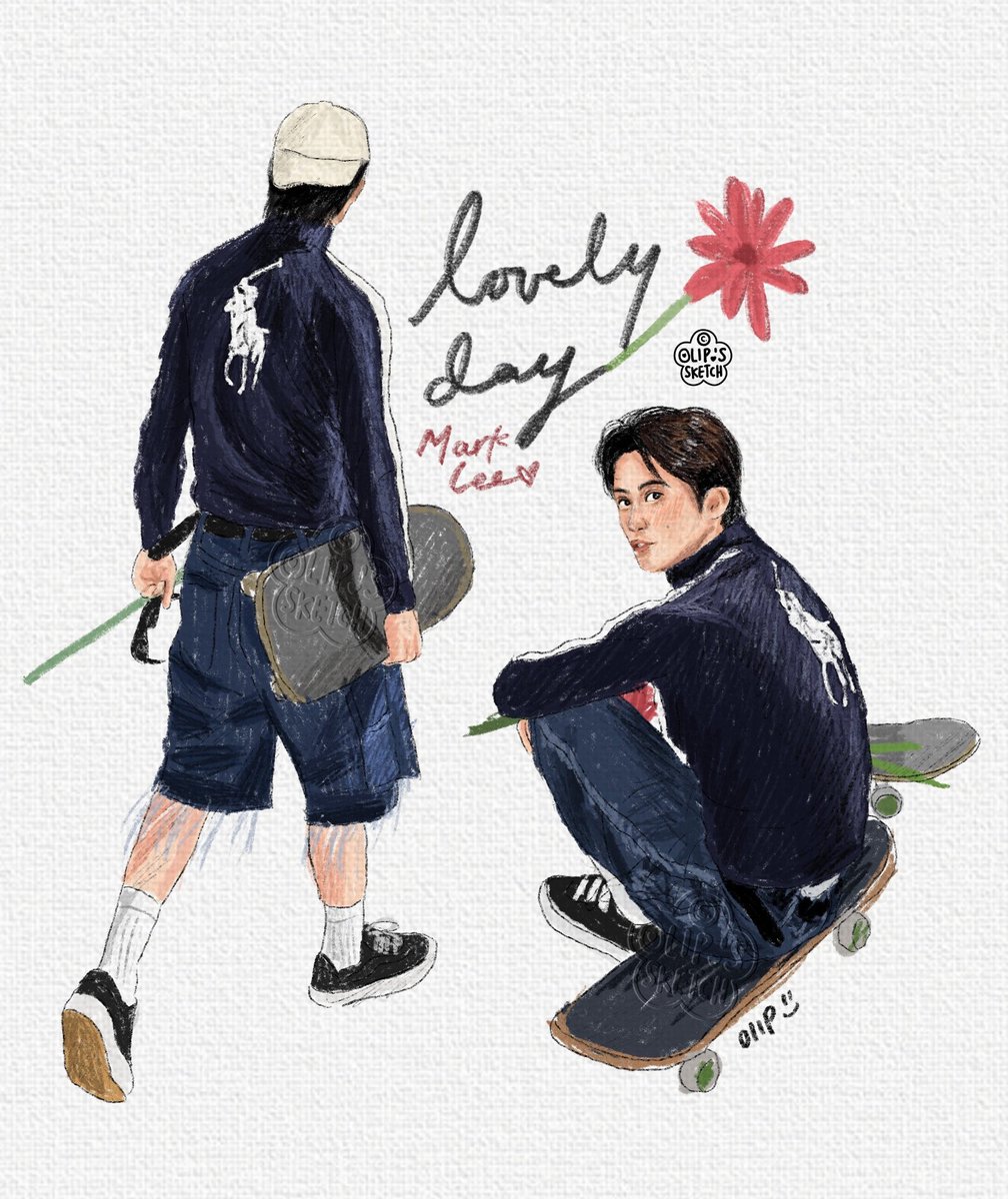 marklopsemangka's tweet photo. lovely day with #mark lee 🌳🛹✍🏻 https://t.co/ir29gHVShY