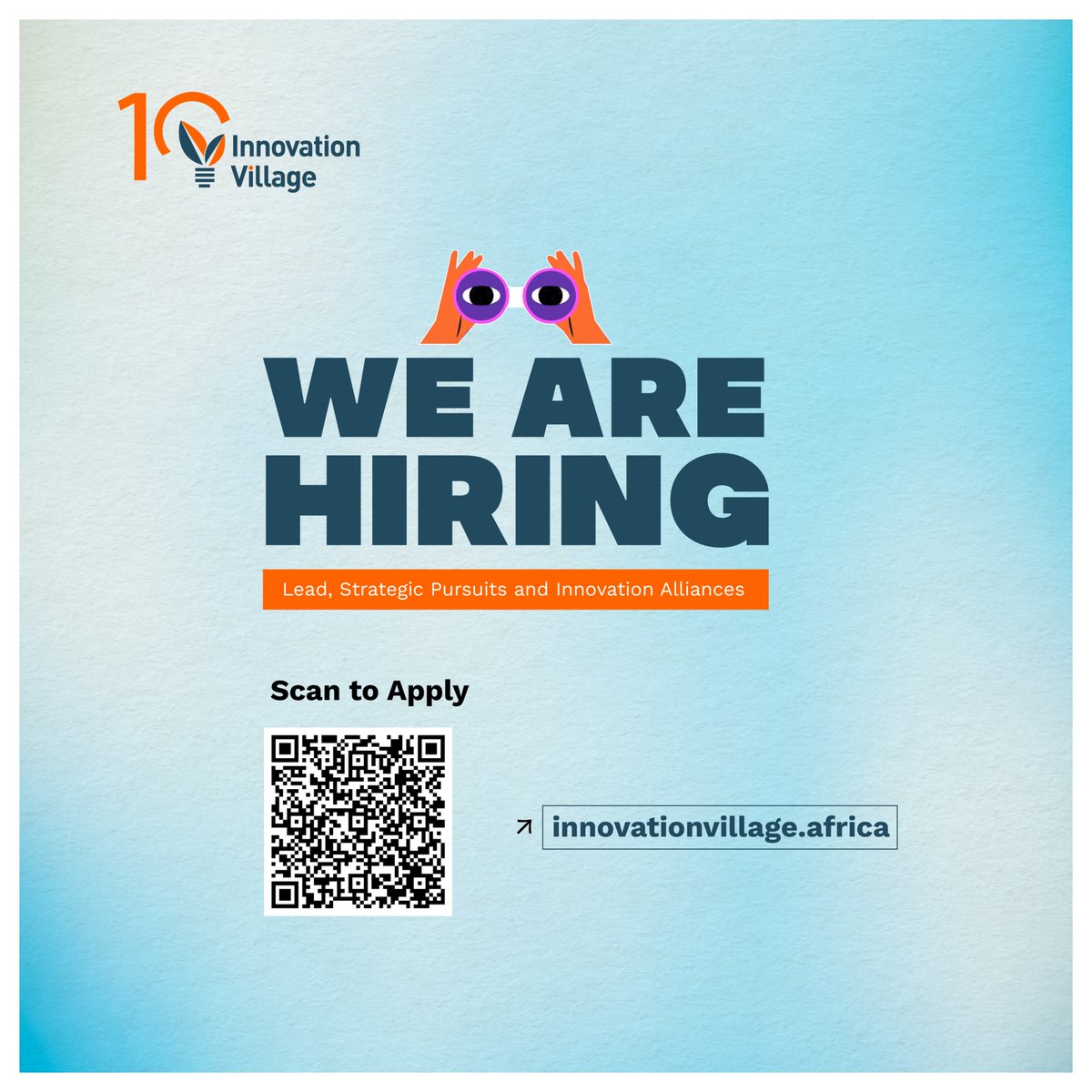 TheVillageUG's tweet photo. We are looking for a Lead, Strategic Pursuits & Innovation Alliances to help shape partnerships, unlock opportunities, and drive initiatives that create impact across our ecosystem.

If you thrive at the intersection of strategy, partnerships, innovation, and ecosystem building, this could be your next challenge.

You'll work with founders, development partners, corporates, governments, and innovators to identify opportunities and turn ideas into action.

Ready to help build the future?
Apply here: https://t.co/21usyuLrd0