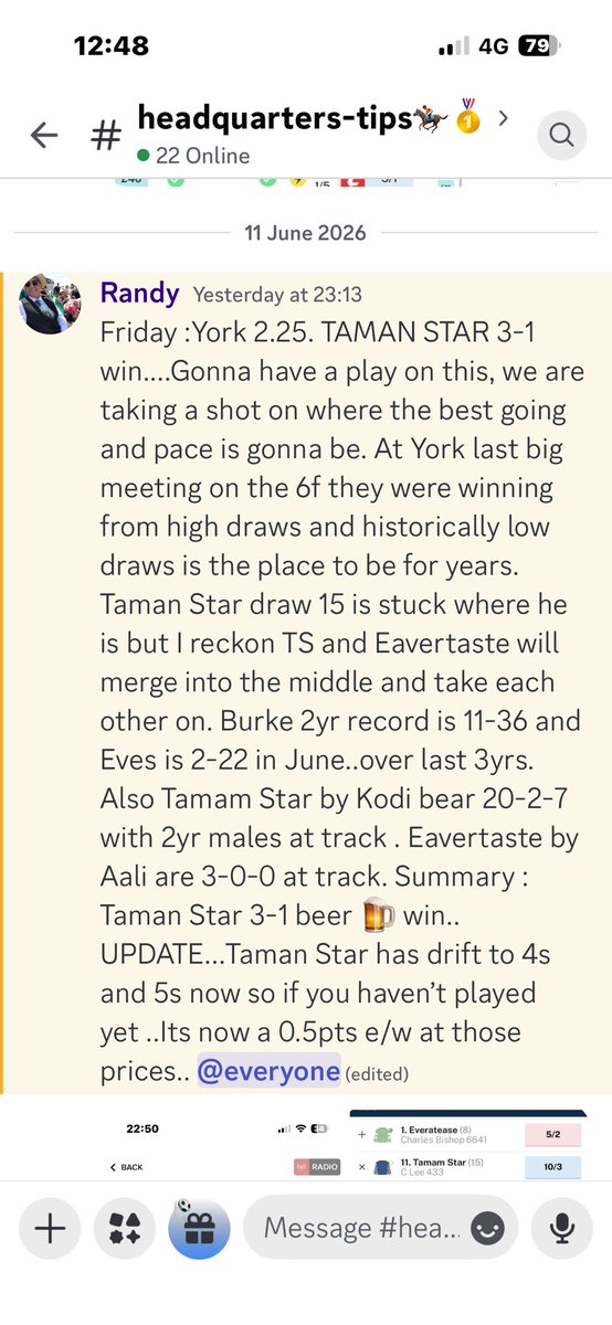 TICCircleTips's tweet photo. York a few bets we are playing https://t.co/UAVRvsO0jM