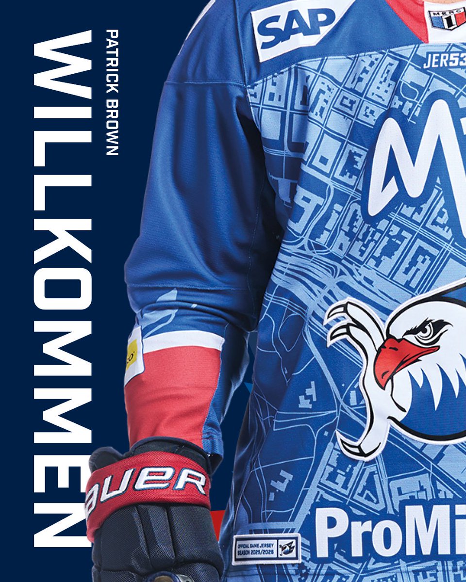 adlermannheim's tweet photo. Welcome, @PattyBrown36! 🦅

https://t.co/DMo71hnS2Z

Von den Providence Bruins aus der American Hockey League wechselt Patrick Brown nach Mannheim! ✍️

#AdlerMannheim #DEL #Hockey #Transfer https://t.co/nlanpJs4Kv