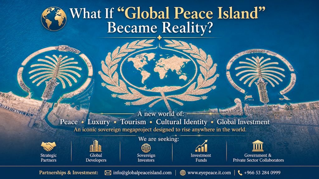 IslandPeace's tweet photo. #الإمارات_عين_السلام
#دبي_عين_السلام
أيقونة قلب #Dubai #UAE

🧊بانوراما فاخرة
🔄🎡🔁دوران مزدوج
🌆إطلالة بانورامية #دبي 360°

💰+1مليار $ ربح سنوي ©IP 👉💯

✨وجهة سياحية عالمية
👨‍👩‍👧‍👦+5M زائر
🤝دعوة للشراكة والتوسع العالمي
📩info@eyepeace.it.com

@mohamed_alabbar
#اعمار @emaardubai https://t.co/YfAP6V27Mx