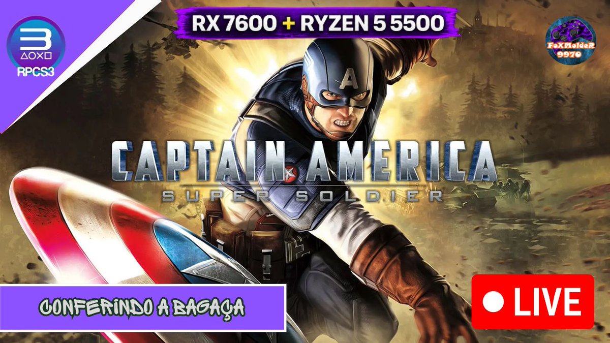 fabio_fox's tweet photo. CAPTAIN AMERICA: SUPER SOLDIER no PC (RPCS3) – CONFERINDO A BAGAÇA! RX 7600 + Ryzen 5 5500
https://t.co/neGOeeFLJ3 https://t.co/xNp4Lqyj9A