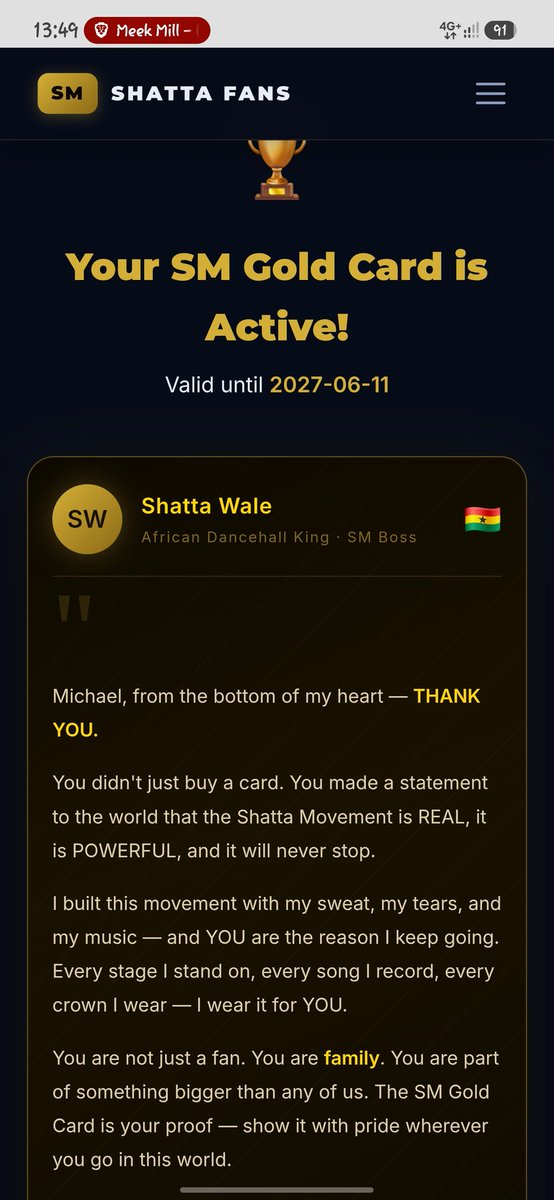 MickyMosFles's tweet photo. @shattawalegh 4lyfe is 4lyfe badman 💯💯 https://t.co/uRDng6grs1