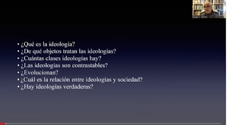 RobertoManjonOr's tweet photo. "Sobre las ideologías", tema desarrollado por Gustavo Esteban Romero, astrofísico y filósofo, en un curso de Filosofía científica
https://t.co/RmMqRYtgbU https://t.co/EQrkGTICUG
