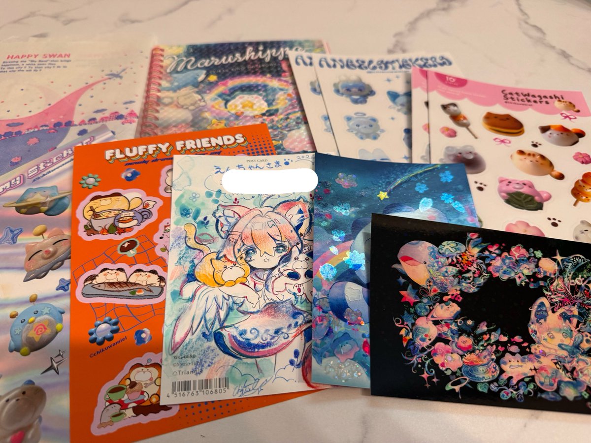 ちくわさんのグッズが届きました🎁 ベリベリキュート⊂( ᴖ ̫ᴖ)⊃🎶
