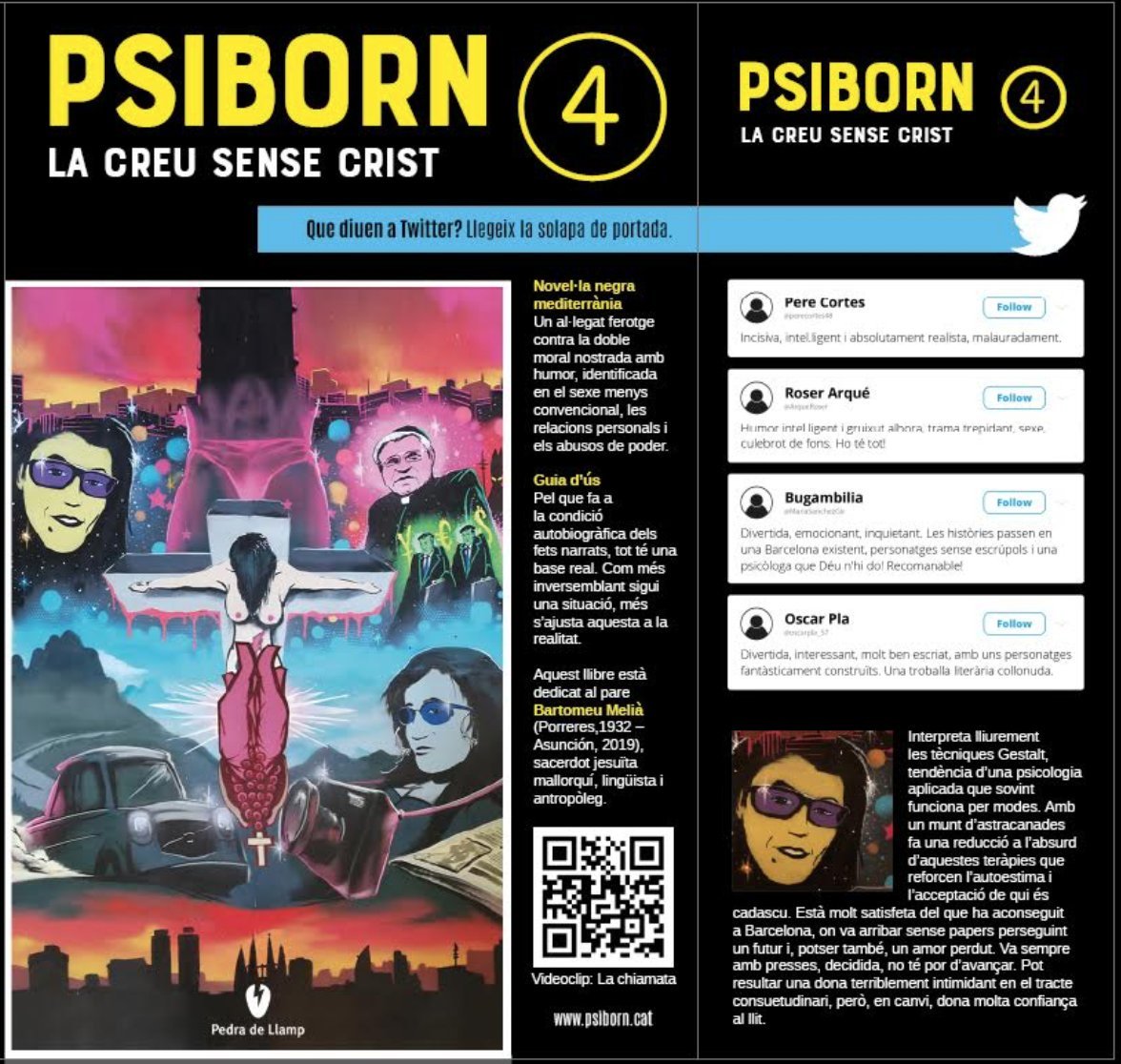 psiborn's tweet photo. Si us ha interessat el meu article "La Puta de Babilònia", avui a @racocatala , podeu saber més sobre les activitats del Papat, l'Opus Dei i els jesuïtes a Catalunya al llibre PSIBORN 4 "La creu sense Crist", amb molta informació i humor. Publicat per @pedradellamp https://t.co/hAEq1SrIjQ