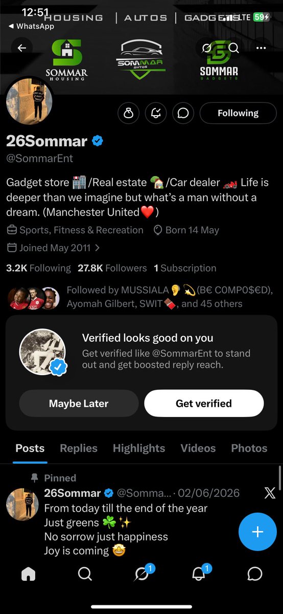 Domiswae's tweet photo. @SommarEnt @JayOjo40 Active on both accounts
You can check my timeline to confirm @JayOjo40 
9165819706..opay
God bless you boss https://t.co/zSsVNGcM39