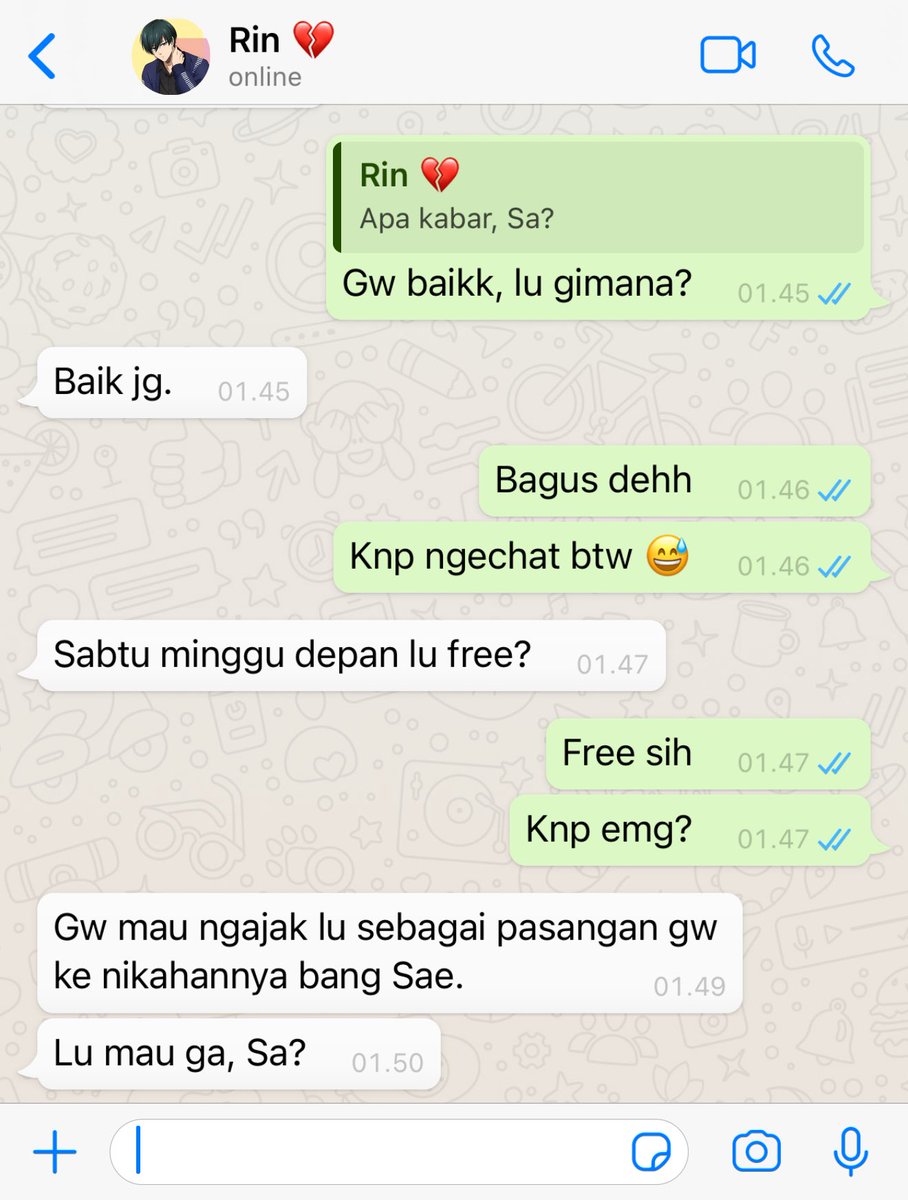 1WR1TES's tweet photo. #rinsagi #rnis one tweet au

— isg dan yang katanya “mantan crush”nya itu, rn https://t.co/jxWXbGwrMm