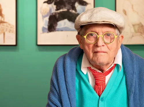 arquitect_viva's tweet photo. Ha muerto David Hockney a los 88 años, uno de los artistas británicos más influyentes del siglo XX
El pintor alcanzó un éxito masivo con sus coloridas escenas de California, Normandía y el Reino Unido
https://t.co/KNRreet5hl
Rafa de Miguel / El País
"La noticia ha sido confirmada por su equipo de comunicación en un mensaje.  “Podrán detener todo, pero no podrán cancelar la primavera”(...)
La vida de Hockney no fue una primavera eterna, aunque él hizo todo lo posible porque lo fuera..."