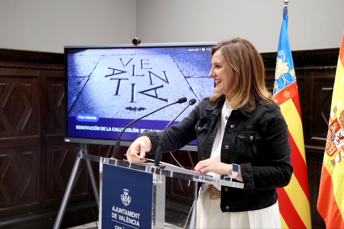 mjosecatala's tweet photo. El próximo lunes comienzan las obras de renovación de la C/Colón.

La primera reforma integral en más de 30 años de una de las principales arterias de Valencia, que además incorporará por primera vez el sello Valentia.

Cumplimos un compromiso con vecinos, comerciantes y con una ciudad que merecía poner en valor su identidad.