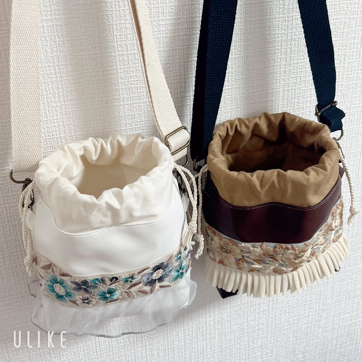 Ahiru927's tweet photo. ☑インド刺繍四角巾着ショルダーバッグ https://t.co/Qa2t39RGbv