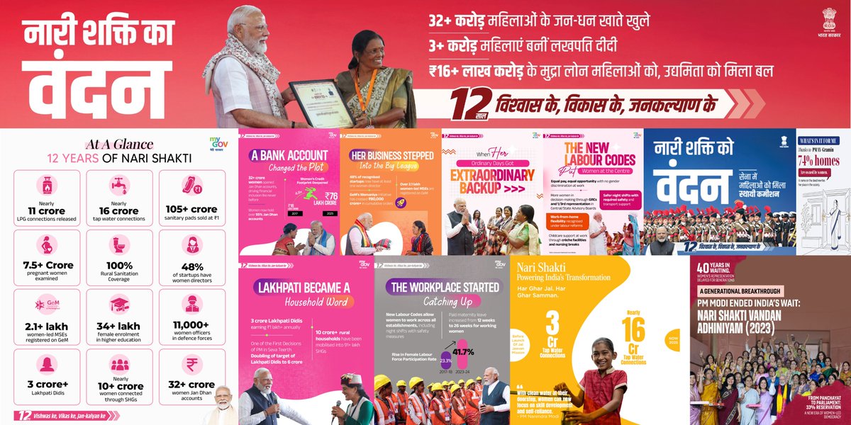 bridgenroof's tweet photo. .
@MHI_GoI 
#12YearsOfNariShakti https://t.co/orMDqkXkRv
