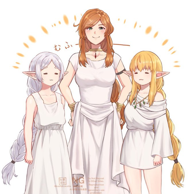 kouhakuworks's tweet photo. おそろい師弟 https://t.co/3jnM2oyLHO