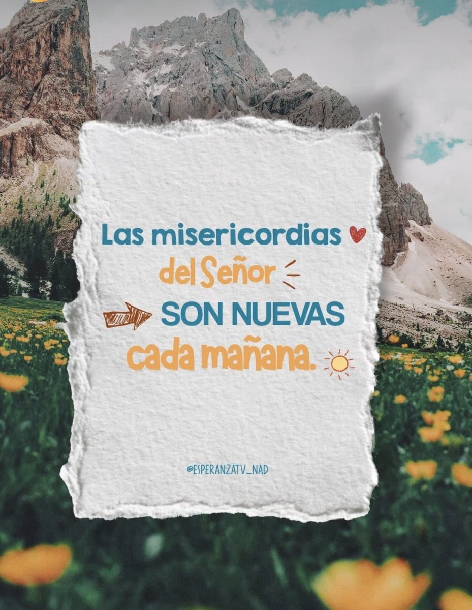 josefelixcar77's tweet photo. Sin embargo, es tal tu compasión que no los destruiste ni abandonaste, porque eres Dios misericordioso y compasivo
#Neh.9:31
🌟Dios:
🌟De manera silenciosa
🌟Hace tanto por nosotros: Nos da vida, Nos cuida en cada dia
🌟Cuando estamos en angustia, nos libra
🌟Bendito sea!
#rpsp https://t.co/xeyxuLivpf
