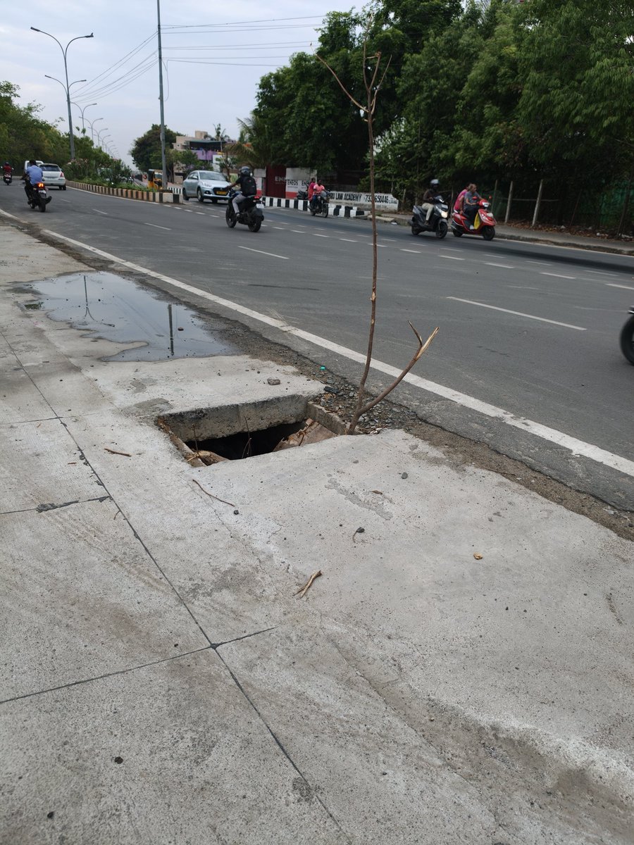 lfc052005's tweet photo. Two massive swd openings have been left open in Perungudi station road.. please close it at the earliest. 

Danger for pedestrians and motorists. 

@chennaicorp
@sameerangs
https://t.co/4jnufhm8oX https://t.co/1FUS7BCGVy