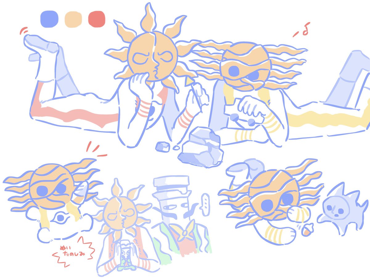 Myodango's tweet photo. ごちゃ落書き https://t.co/aiij3CkJ8W