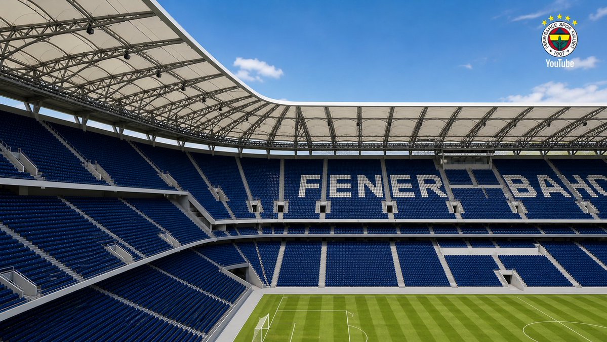 20_fenerbahce's tweet photo. Çatı sistemini değiştirip 4 kulenin olduğu yere tribün yapılmalı. @bizimfbmiz @baris_gokturk_ @Fenerbahce Eğer yapılırsa görseldeki gibi tribünler daha moder görünür. https://t.co/Uz6Tae7T5l