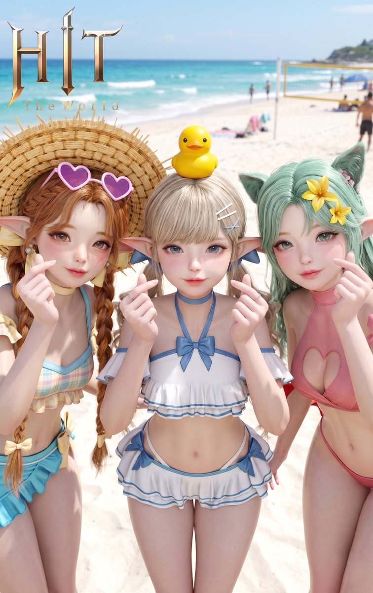 kno_ph's tweet photo. ゲーム内で水着アバター発売してるから季節早取りすぎではないはず！

 #HITTheWorld https://t.co/r5JN79tZ34