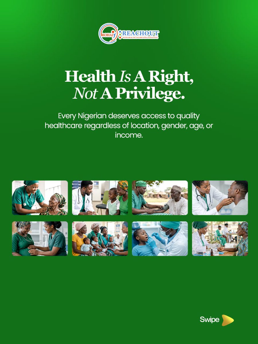 rohai_ng's tweet photo. HAPPY DEMOCRACY DAY TO ALL NIGERIANS..

Democracy is not complete without health equity.
Every Nigerian deserves access to quality healthcare.

A healthy nation is a strong nation.
Be part of the change

#DemocracyDayNigeria 
#HealthEquity 
#ROHAI https://t.co/N42YubG1SO