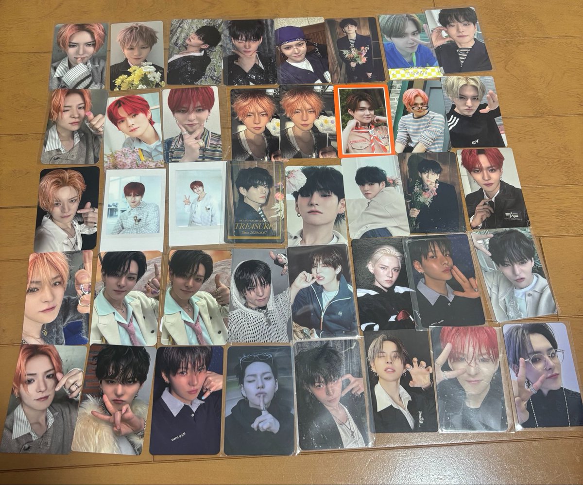 jun_sooo_'s tweet photo. TREASURE NEW WAV トレカ 買取 交換

譲▶️画像トレカ（リプ欄に続きます）

求▶️買取

PayPay、銀行振込、メルカリ対応可(+手数料)
ご希望のトレカと金額DMにてご提示お願いいたします🙇‍♀️
お気軽にお声掛けください！！

#TREASURE買取 #TREASURE交換 https://t.co/4g17U43Jdb