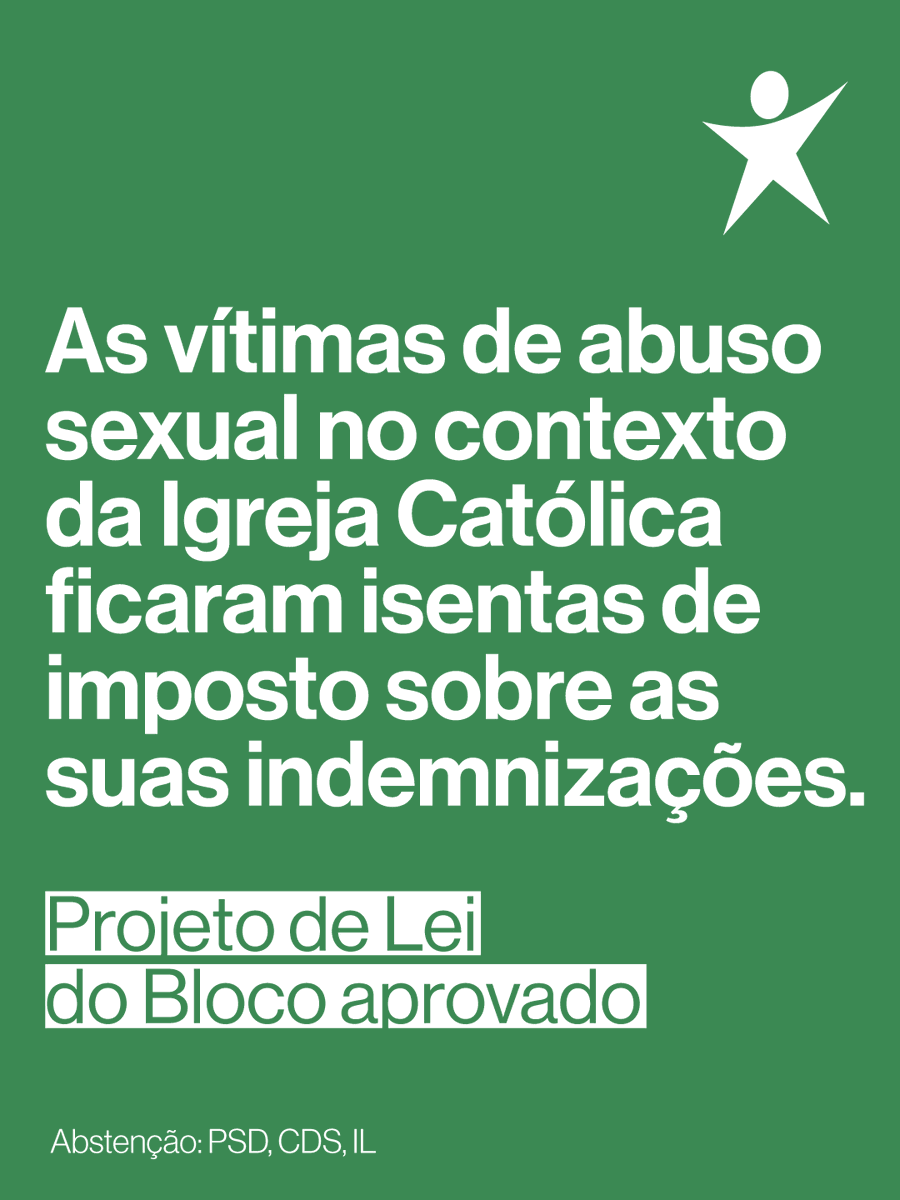 BlocoDeEsquerda's tweet photo. A Comissão Independente para o Estudo de Abusos Sexuais de Crianças na Igreja Católica Portuguesa validou 512 depoimentos de vítimas de abuso. Houve 95 pedidos de indemnização, dos quais 78 foram considerados elegíveis para avançar. https://t.co/80GQTKBEz2