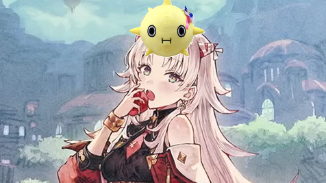 BurieNeko's tweet photo. 謎の生物を食べるとこうなるってこと？
#カリア発売決定 https://t.co/CHV63XtTmj