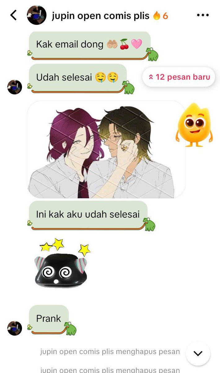stormnbeer's tweet photo. Jadi gini rasanya commission di tiktok.. . sampe streak anjir 😹 https://t.co/9vISNlRTwX