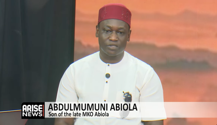 ARISEtv's tweet photo. Abdulmumuni Abiola urges Nigerians to participate actively in elections, defend their votes, and engage politically to achieve meaningful change. https://t.co/4kNRZ6ifys https://t.co/qTbYbBmd8d