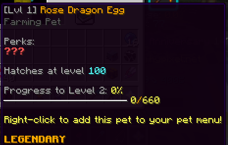IsanaCraft's tweet photo. ということで、初のドラゴン系pet
コツコツ上げていきます

#Hypixel
#Skyblock https://t.co/duUCfMy0uC