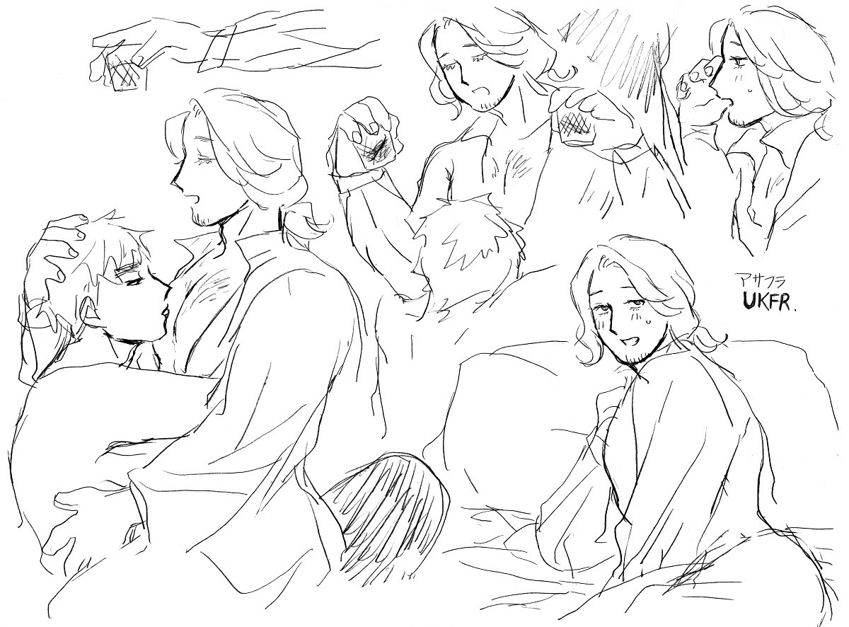 linlilalin's tweet photo. アサフラ落書き104 https://t.co/RUIsRu1Och