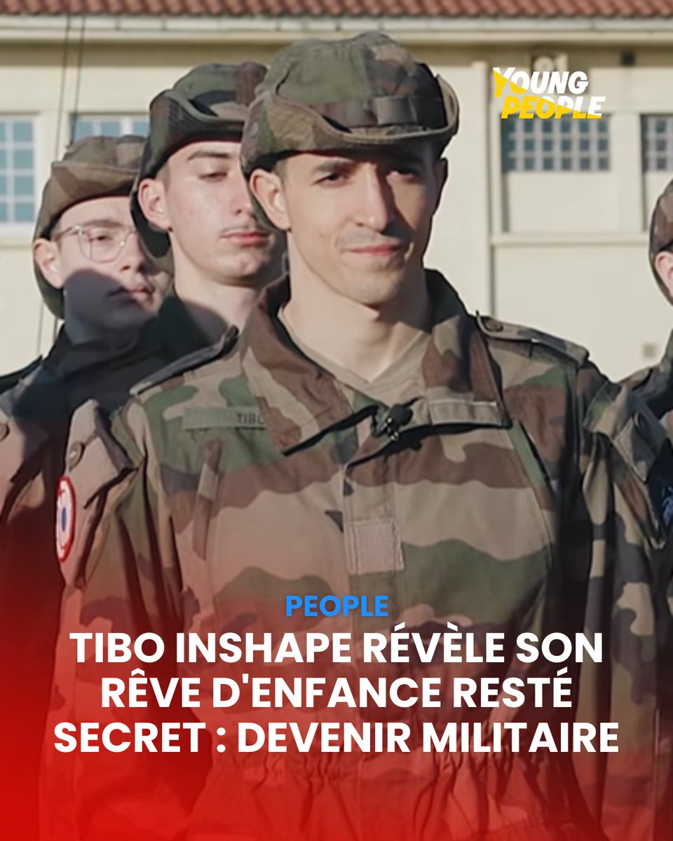 youngpeople_off's tweet photo. #TiboInShape avait un rêve d'enfant : devenir militaire. Et ce rêve n'est pas mort ! Le YouTubeur numéro 1 de France est en démarches pour rejoindre la réserve militaire. « Il n'est jamais trop tard. » 💪🎖️
📸 Instagram https://t.co/dKWdat5ZxB