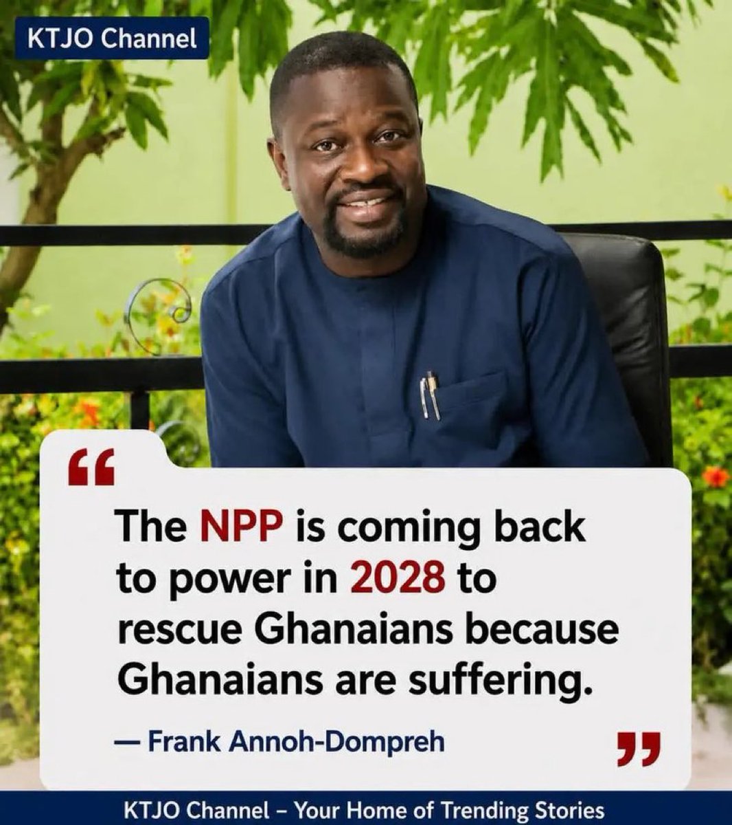 _KwabenaNPP's tweet photo. Absolutely! Victory is guaranteed in 2028.π«π·π₯ππ€π¬ππ¬ππ¬π
#Itisstillpossible
#DMB28
#FAD28
@FAnnohDompreh @Gen_Buhari_ @MBawumia @OsonoAmmiel https://t.co/4UUtTZmKur
