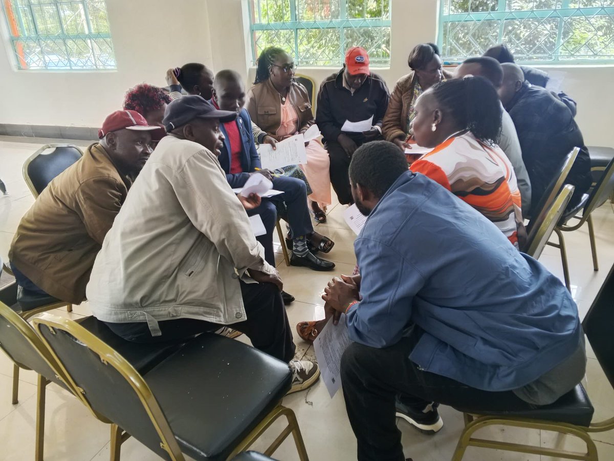 NepadAprmKenya's tweet photo. FGDs on #CPRM in Mutira and Kerugoya Wards in Kirinyaga County
#governance https://t.co/0fMi73UCqR