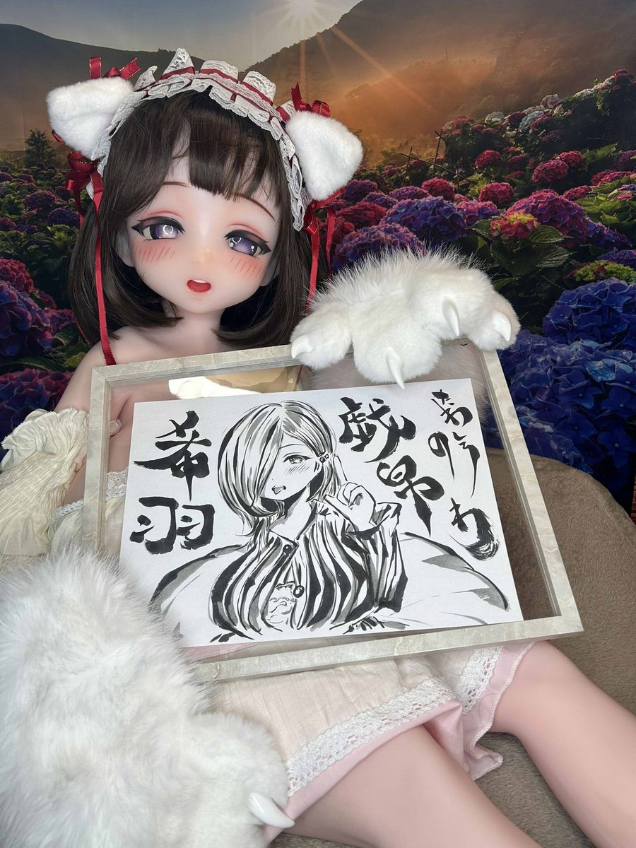 uranhu777's tweet photo. 「黒百合（@M_96Yuri_Doll）さんの希羽お姉さまを描かせて頂きましたわ！希羽お姉さまは、私にたくさんいろいろな事を教えてくださった、とってもとっても頼れる素敵なお姉さまなのですわーーー！」

#透羽のおともだち
#elsababe
#エルサベイブ
#等身大ドール https://t.co/4wvcuc1HFZ