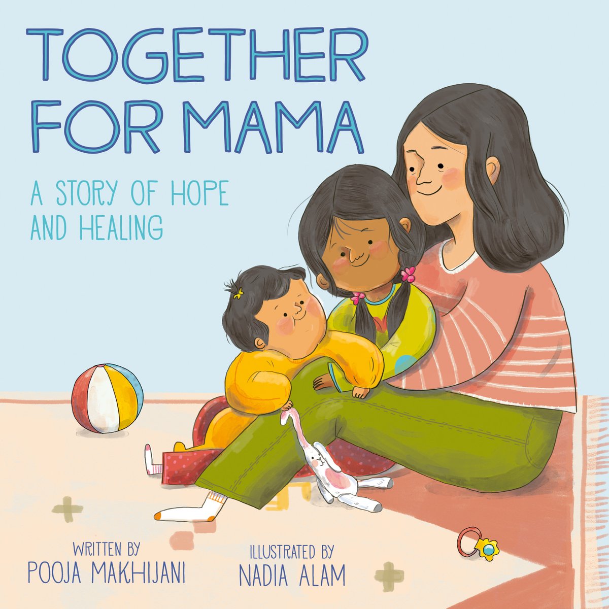 KIDLIT411's tweet photo. We are pleased to host a giveaway of the picture book, TOGETHER FOR MAMA: A STORY OF HOPE AND HEALING by Pooja Makhijani, illustrated by Nadia Alam (Rocky Pond Books).

To enter, L + RP and confirm your entry in our Friday update: https://t.co/dVzMjibVwe https://t.co/TcR4wiIXEG
