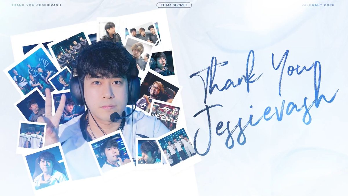 VALO2ASIA's tweet photo. [OFFICIAL] 🇵🇭 JessieVash has parted ways with Team Secret after four years.

He joined TS in September 2021 when the organization acquired the former Bren Esports roster.

During his time with TS, JessieVash's most notable international finishes included a 5th-8th place run at Champions 2021 and a 9th-16th finish at LOCK//IN.