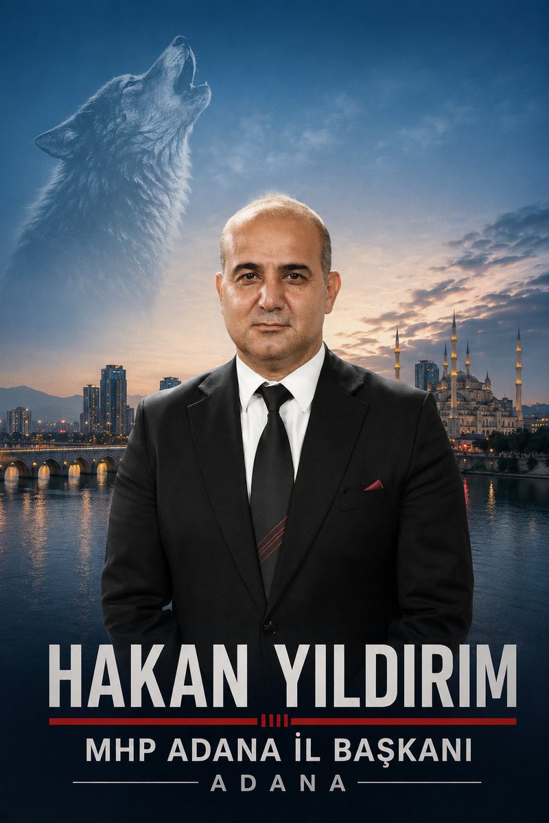 KL20170104's tweet photo. Milliyetçi hareket partisi Adana il başkanlığına atanan Kıymetli Reisim Hakan Yıldırım'a üstün başarılar dilerim.
 Yolun açık kılıcın keskin olsun Reisim... https://t.co/x8zPOkzKoy
