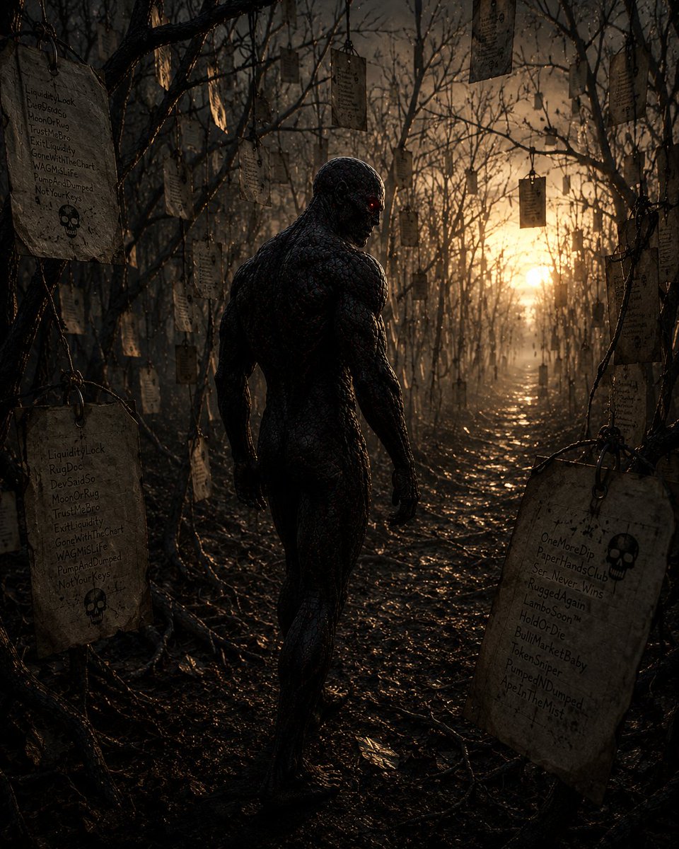 Gorba737357's tweet photo. The rug happens once.

The Ledger remembers forever.

$GORBA

Join the Ledger: https://t.co/FehuUmVeW3

Cursed Coin: https://t.co/UPOxdkh0ZW

#GORBA #TheLedgerRemembers #horrorcomicstrip https://t.co/Am4j6Zww3h