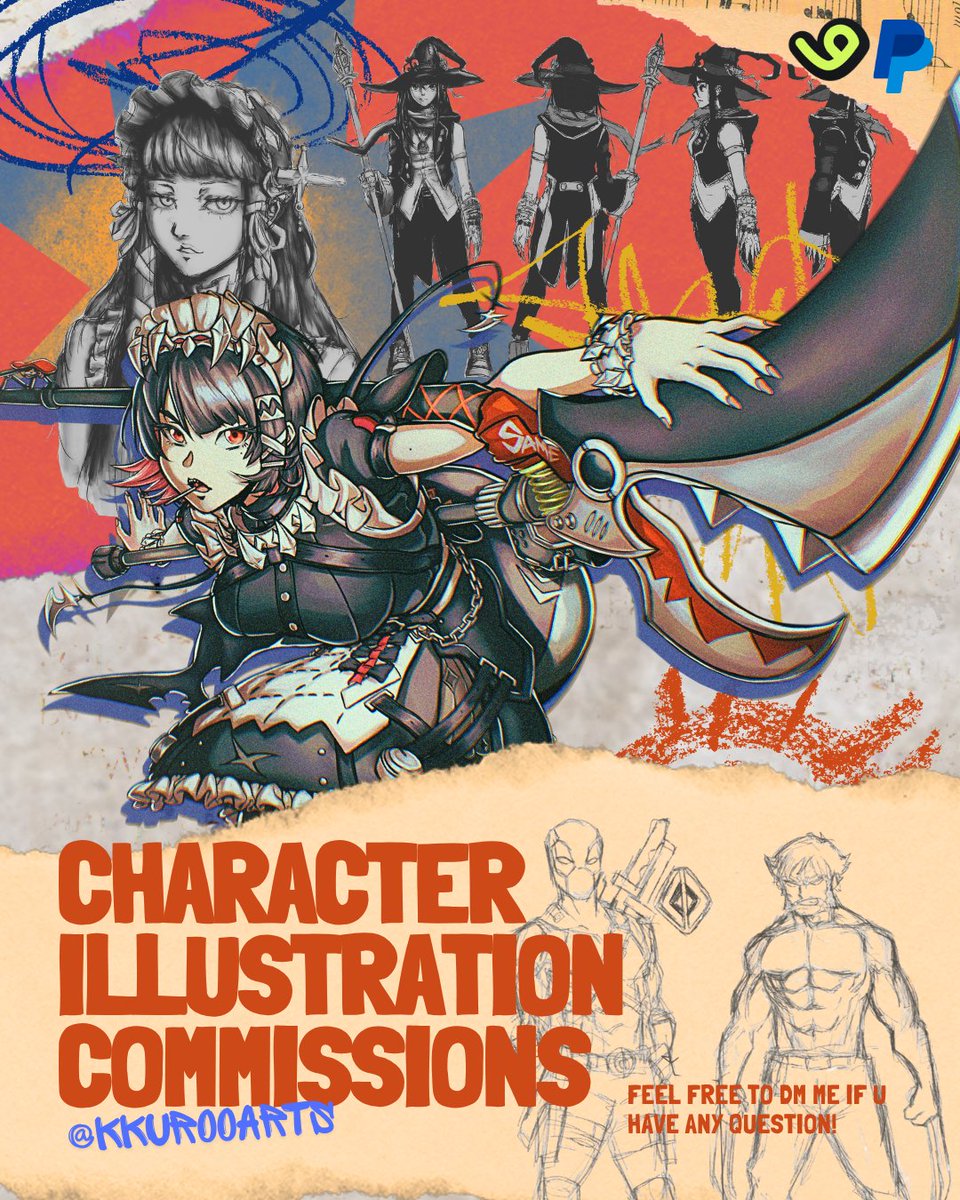 kkurooarts's tweet photo. Hello! I'm open for commissions!!  
Feel free to DM me if you're interested ^^ 
Likes and retweet are very much appreciated   
See more details here : https://t.co/c1RtMeE734
Also available on : https://t.co/6Mul0qWYYo 
Thank you!! #commissionsopen #opencommissions #commission https://t.co/JOUzP41u3h