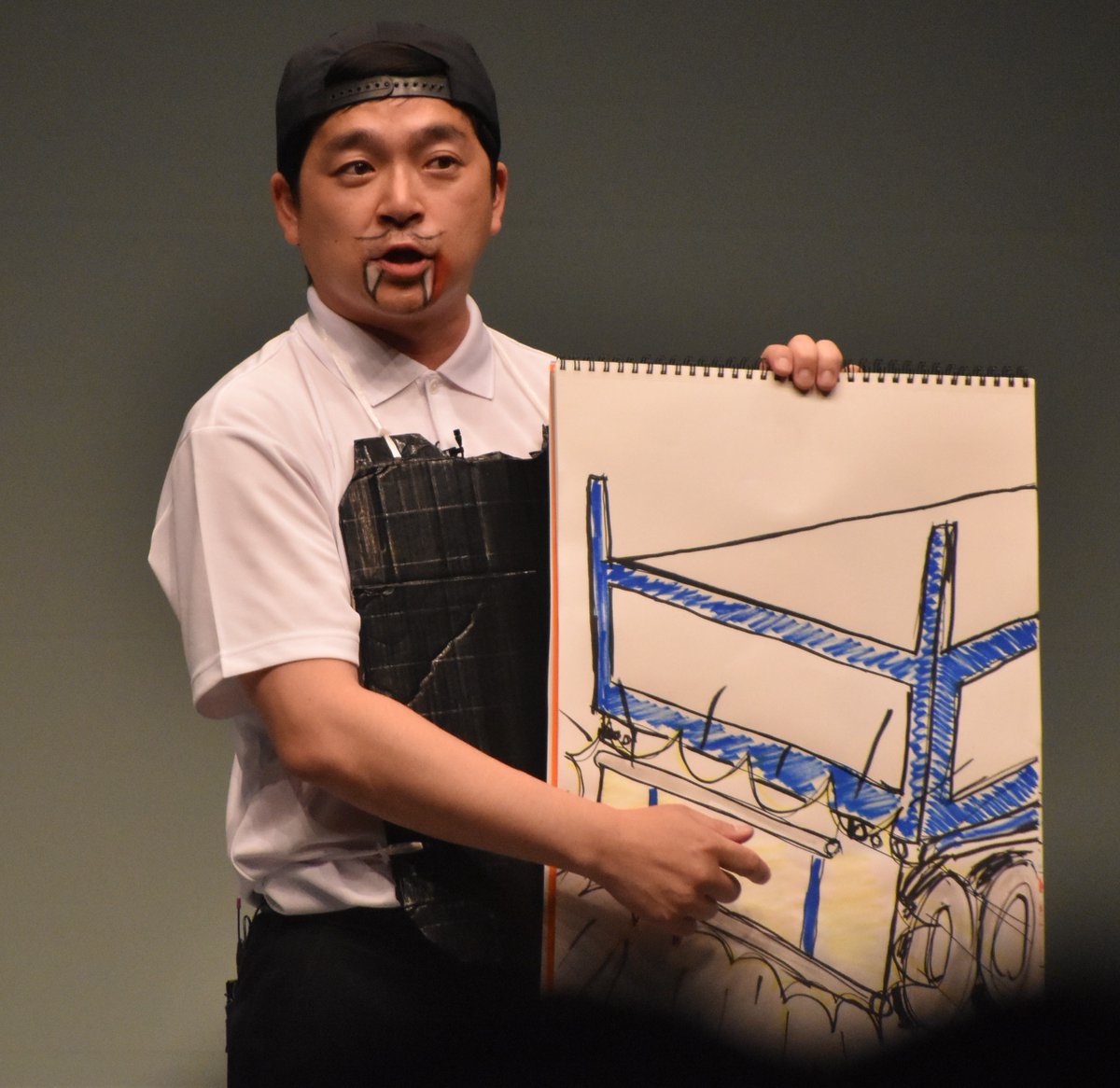 oricon's tweet photo. ウエストランド河本太、衝撃のピンネタ「アンパイアバンパイアだ！」　登場前から笑い起こる
https://t.co/njWwIq5SH0

#タイタンライブ https://t.co/tEDcsI7bbn