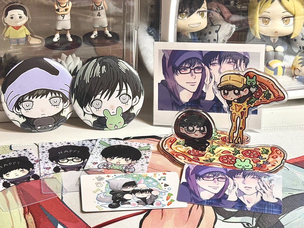 NEET_RUOF's tweet photo. 收到奖品啦!!
@Twing0207  谢谢˶>ᗜ<˶

太可爱的立牌!披萨底座好有创意～夹起一块在瑛🍕 https://t.co/VbsuGK2jku