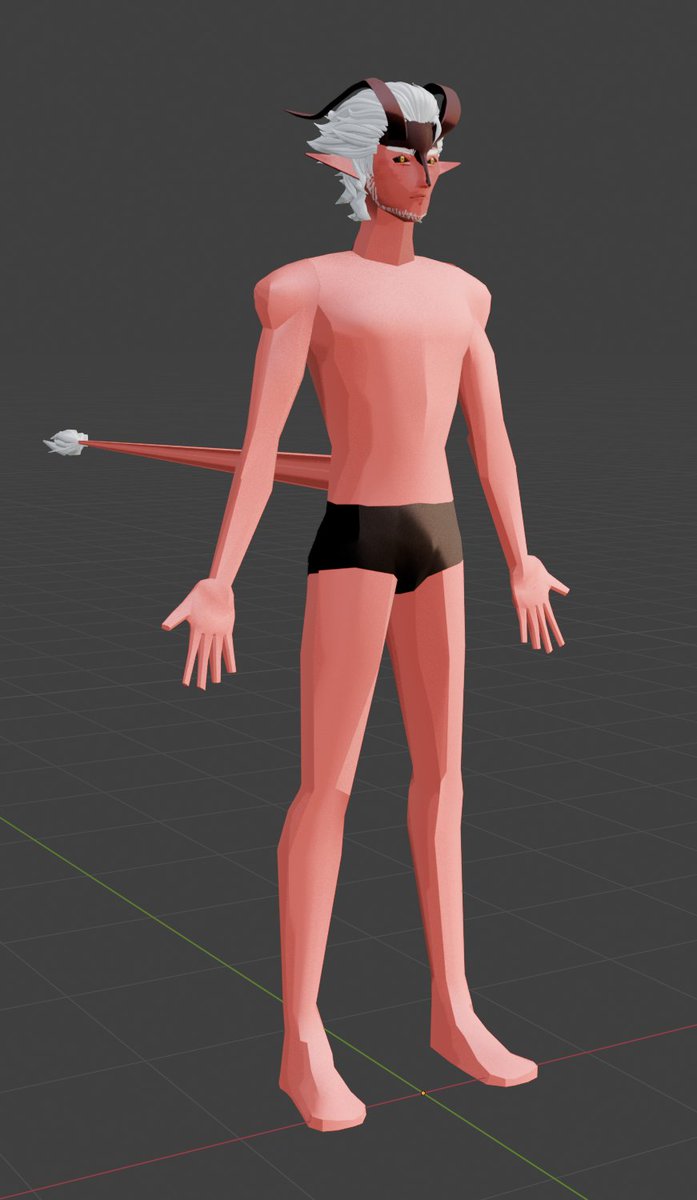 macaroney_'s tweet photo. i dont have anything to post on here here have a shitty 3d model of my DND character that ive been doing in blender yaaay (still WIP) https://t.co/bklG8zbEQY